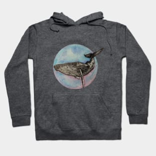 Watercolour Whale Hoodie